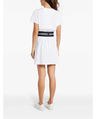Karl Lagerfeld ロゴテープ Tシャツドレス - サムネイル4