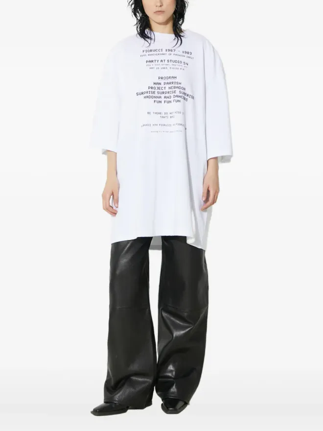 FIORUCCI Fiorucci テキストプリントTシャツの商品画像