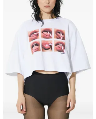 Fiorucci 口元グラフィックTシャツ - サムネイル2