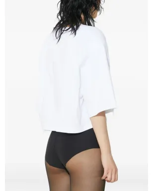 Fiorucci 口元グラフィックTシャツ - サムネイル4