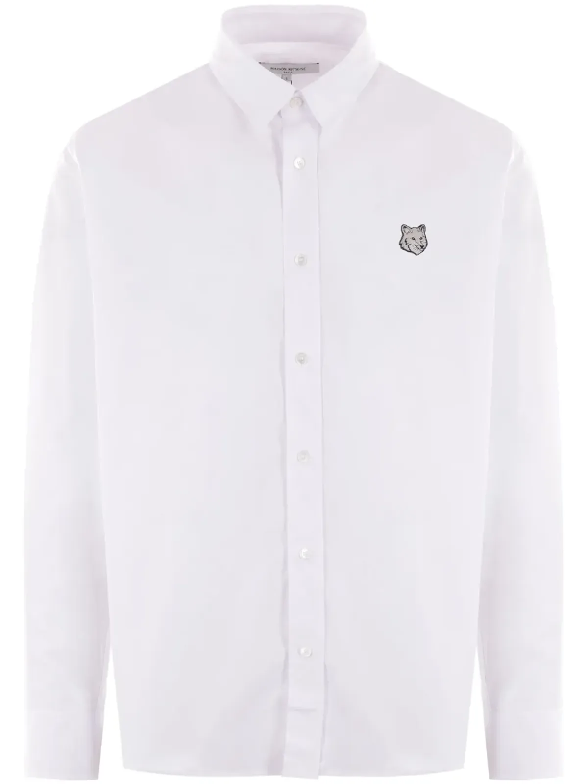 Maison Kitsuné Contour Fox Head シャツ - ホワイト - 画像1