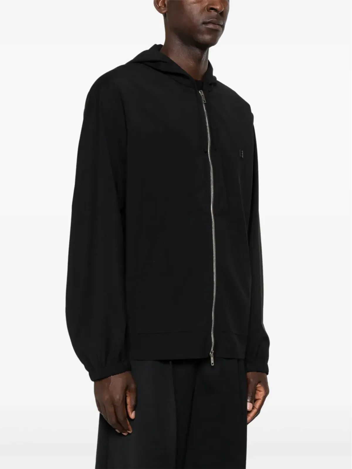 Givenchy 4G ウール ジップ付きフーディ - ブラック - 画像3