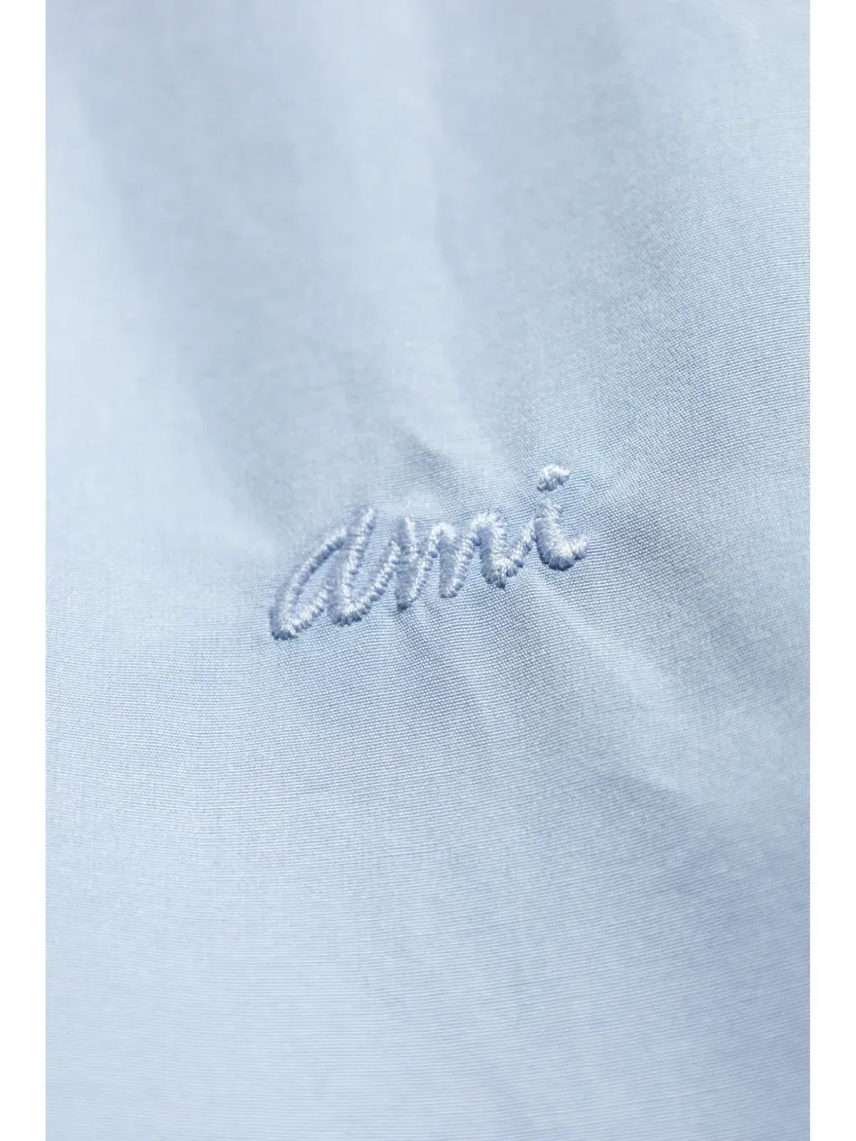 AMI Paris ロゴ刺繍シャツ - Blue - 画像5