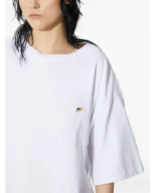 Fiorucci 刺繍入り半袖Tシャツ - White - サムネイル5
