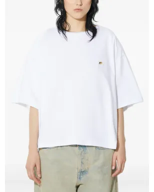 Fiorucci 刺繍入り半袖Tシャツ - White - サムネイル2
