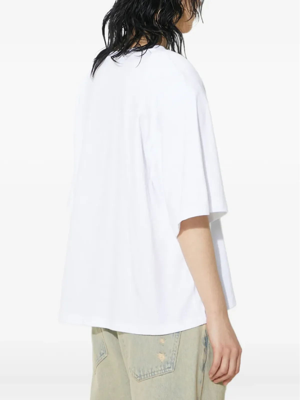 Fiorucci 刺繍入り半袖Tシャツ - White - 画像4