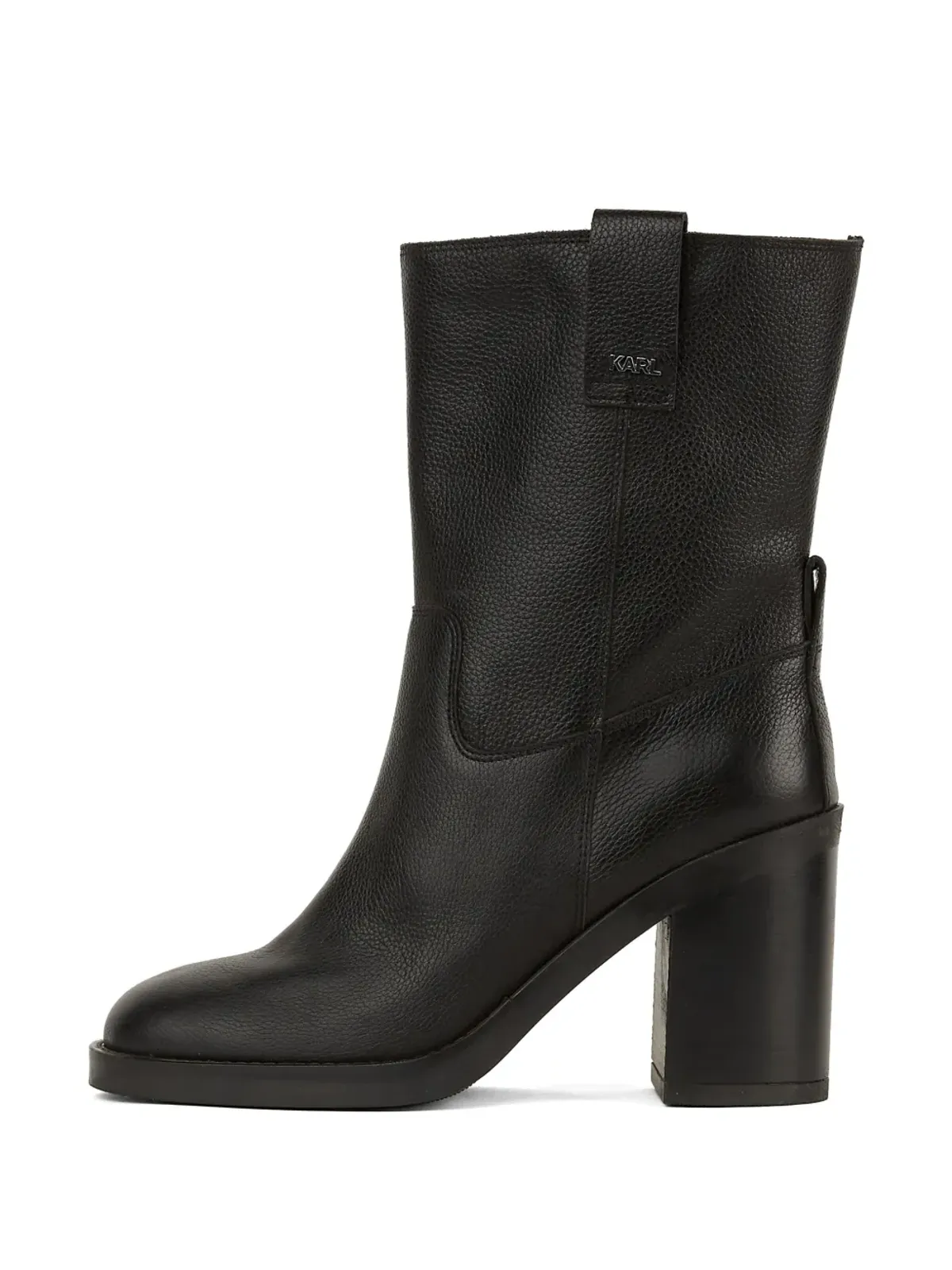 Karl Lagerfeld 100mm Brooklyn カウボーイブーツ - ブラック - 画像5