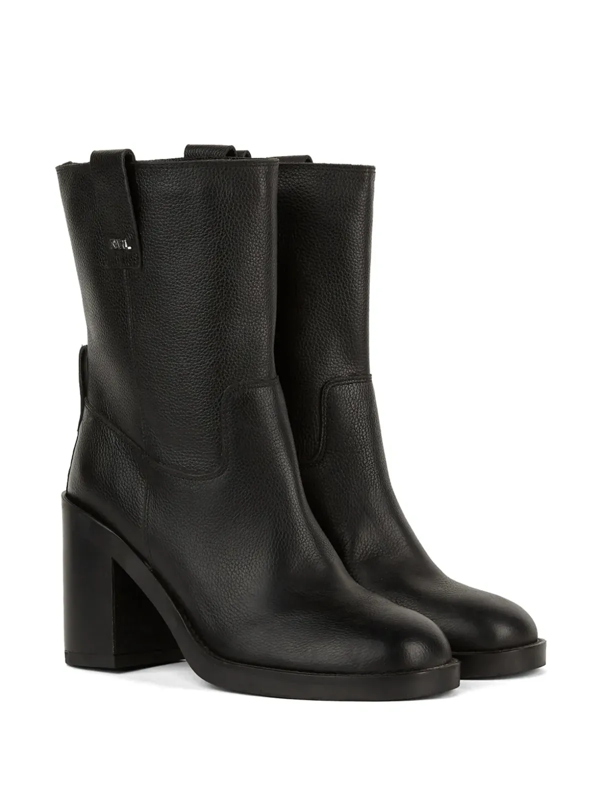 Karl Lagerfeld 100mm Brooklyn カウボーイブーツ - ブラック - 画像2
