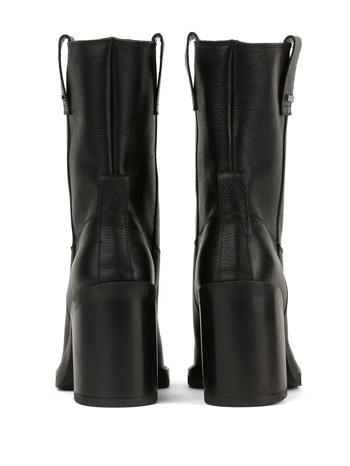 Karl Lagerfeld 100mm Brooklyn カウボーイブーツ - ブラック - 画像3