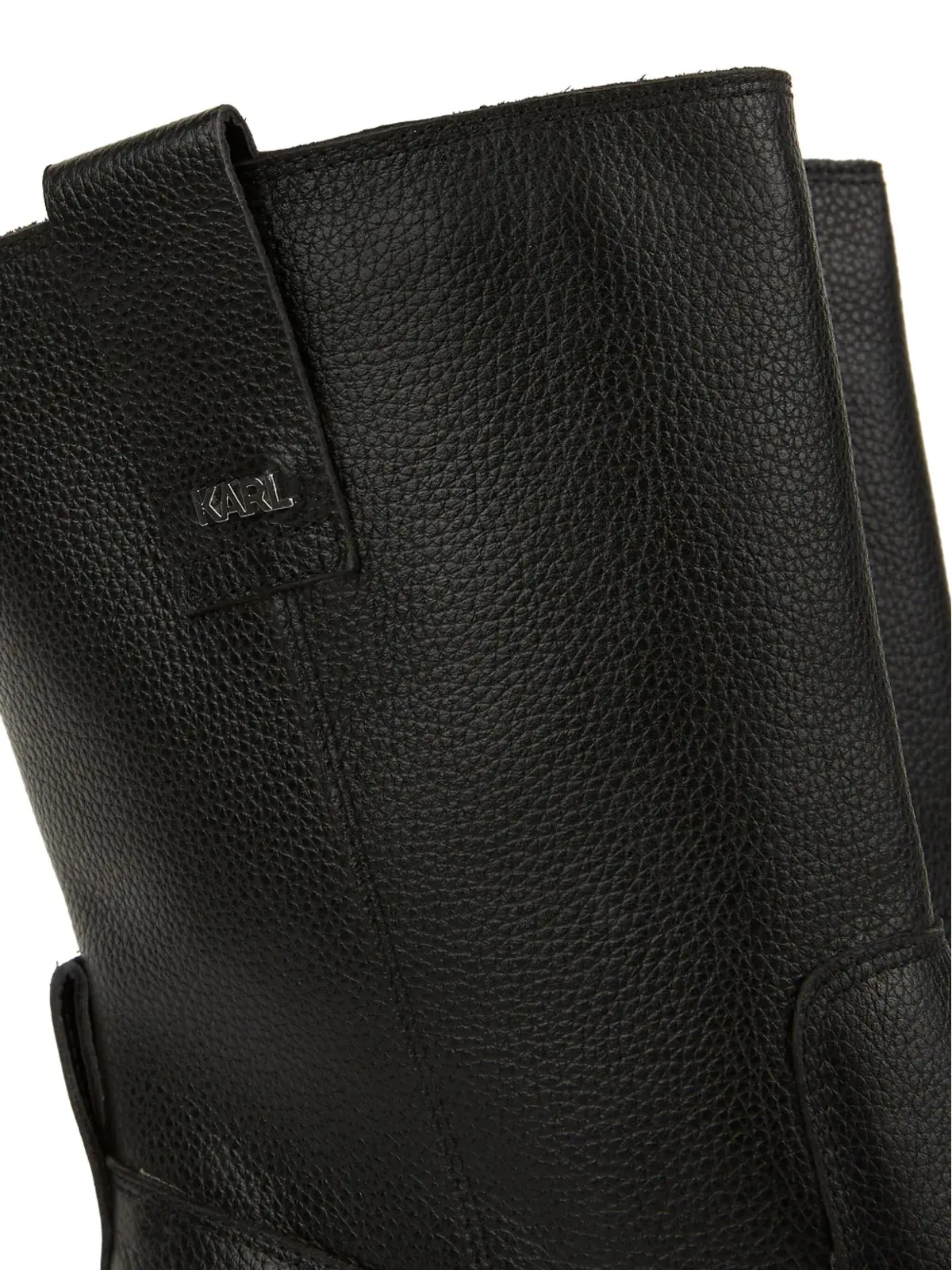 Karl Lagerfeld 100mm Brooklyn カウボーイブーツ - ブラック - 画像4
