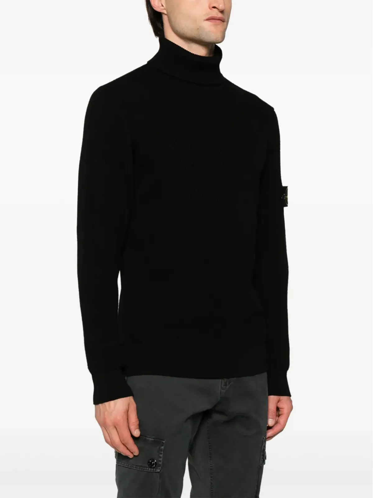 Stone Island コンパスバッジ ウール ジャンパー - 画像3