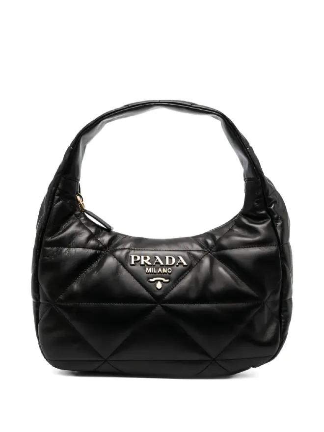 Prada Prada Spectrum キルテッドレザー トートバッグ ブラックの商品画像