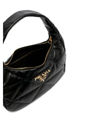 Prada Spectrum キルテッドレザー トートバッグ ブラック - サムネイル3