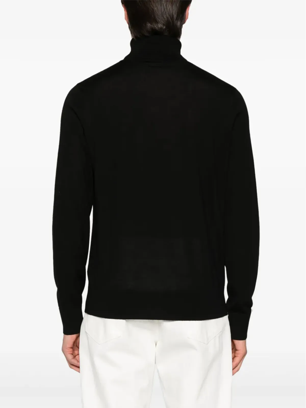 DSQUARED2 ロールネック ヴァージンウール ジャンパー ブラック - 画像4