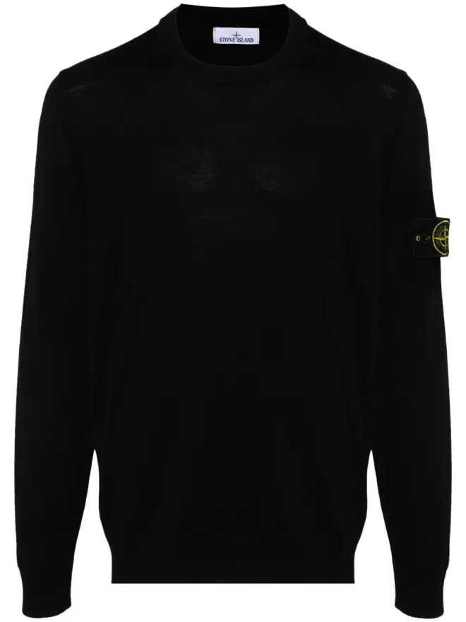 Stone Island ビンテージ Stone Island ロゴパッチ リブ編みセーターの商品画像
