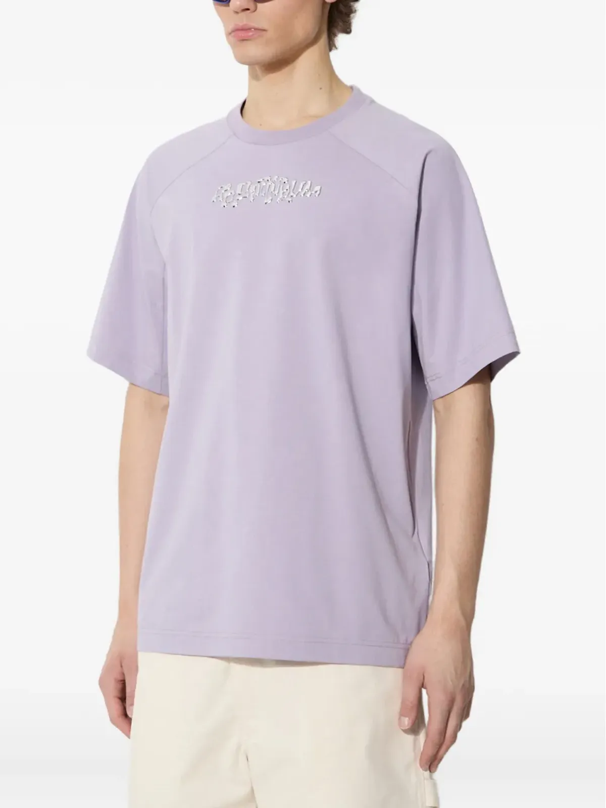 A.A. Spectrum ラグランスリーブ メタリックロゴ Tシャツ - 画像2