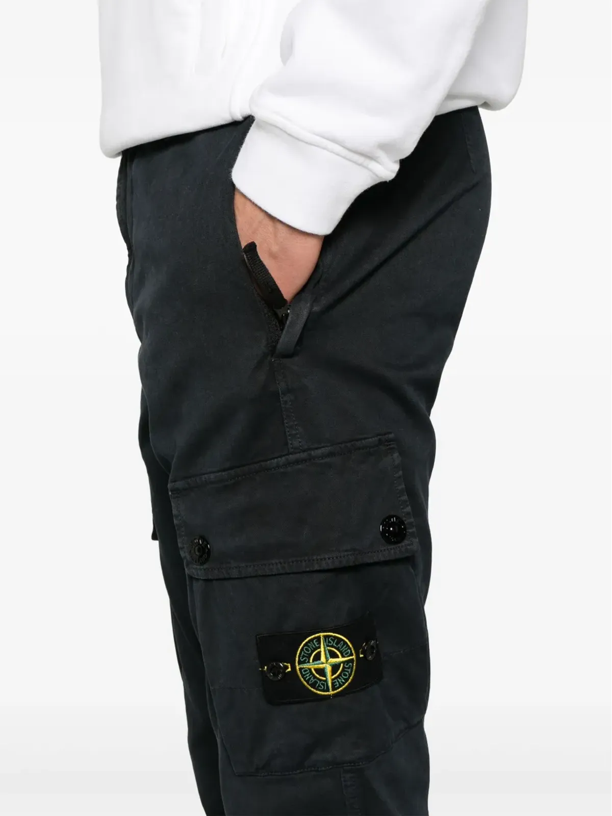 Stone Island コンパスバッジ カーゴパンツ - ブルー - 画像5