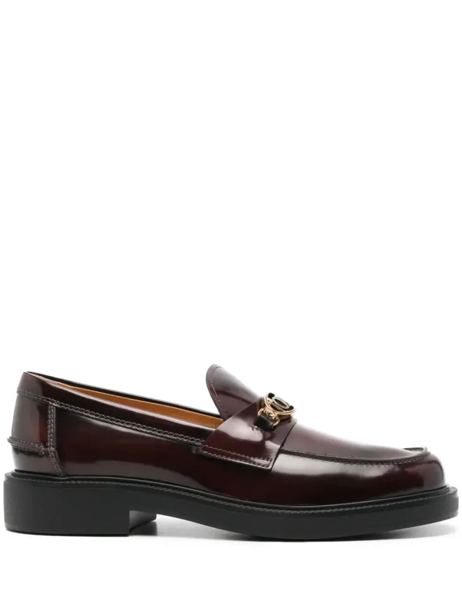 Tod's Tod's ロゴプレート ローファーの商品画像