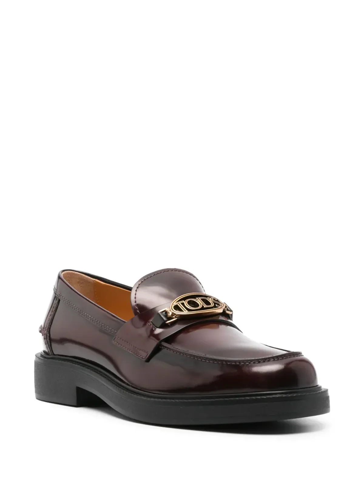 Tod's ロゴプレート ローファー - 画像2