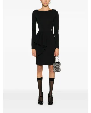 John Galliano ボートネック ミディドレス - サムネイル2