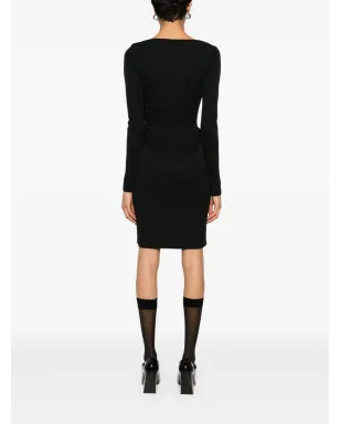John Galliano ボートネック ミディドレス - サムネイル4