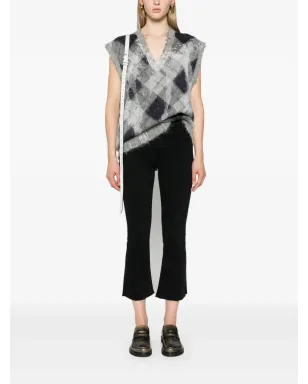 FRAME Le Crop Mini Boot Raw Fray ジーンズ - サムネイル2