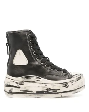 R13 Kurt distressed-effect sneakers - サムネイル1