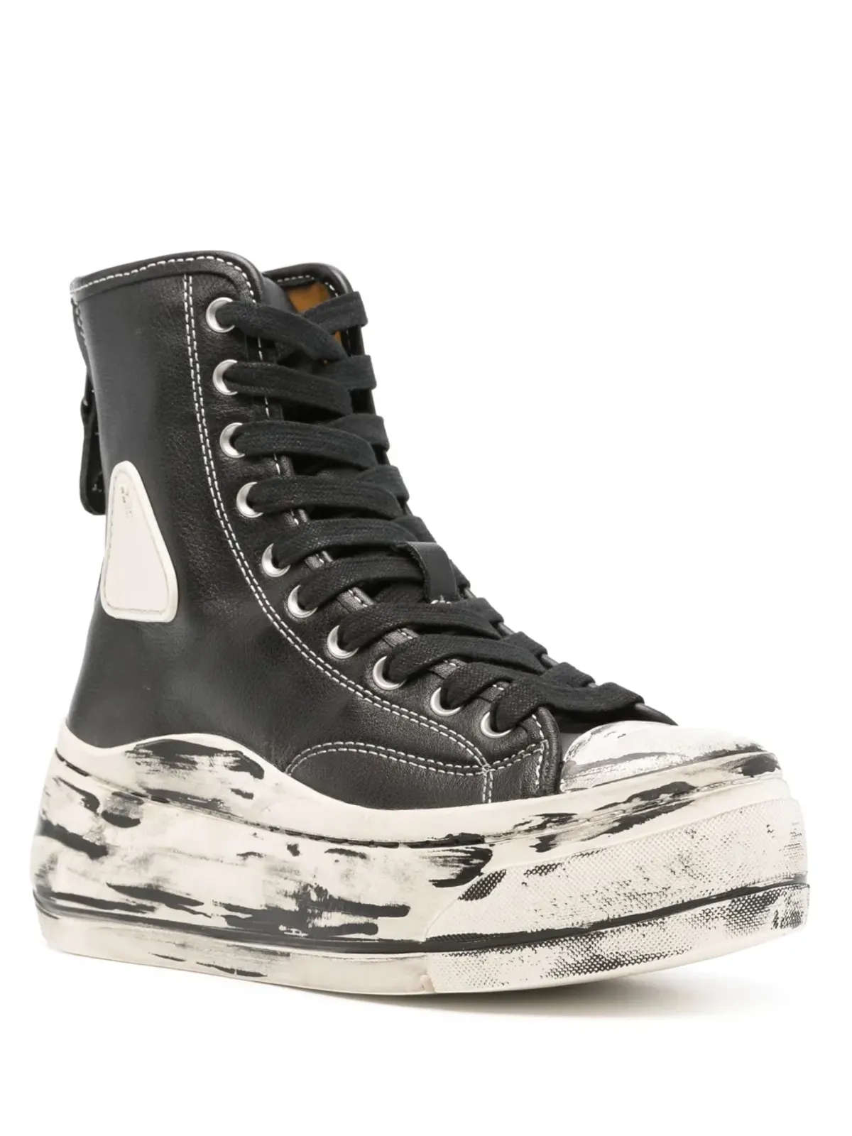 R13 Kurt distressed-effect sneakers - 画像2