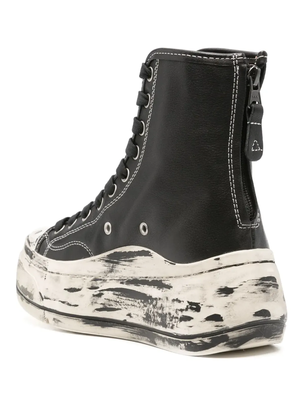R13 Kurt distressed-effect sneakers - 画像3
