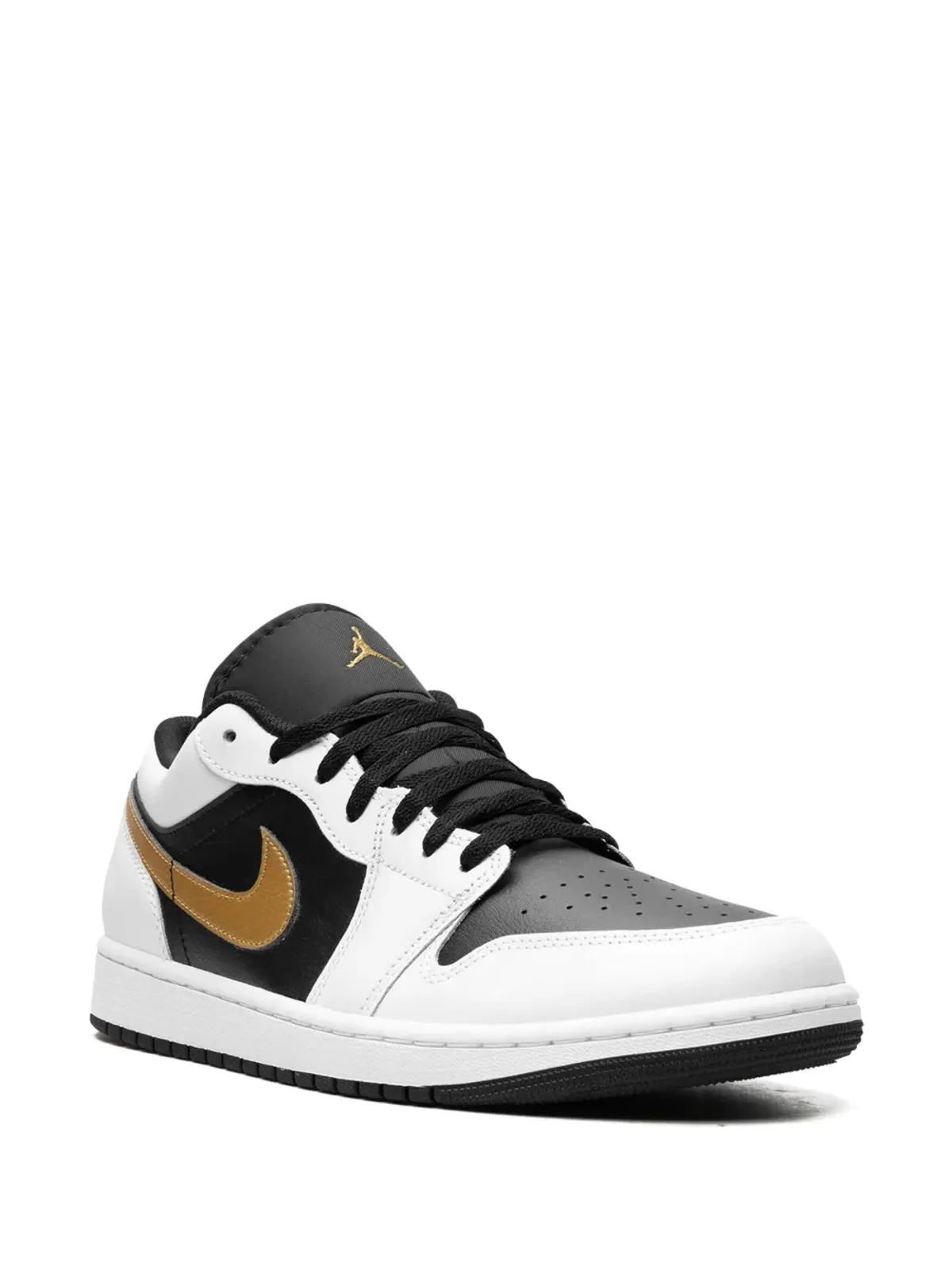 Jordan エアジョーダン 1 ロー ゴールドスウッシュ スニーカー - ホワイト - 画像2