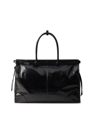 Prada ボニー トライアングルロゴ レザー トートバッグ - ブラック - サムネイル2