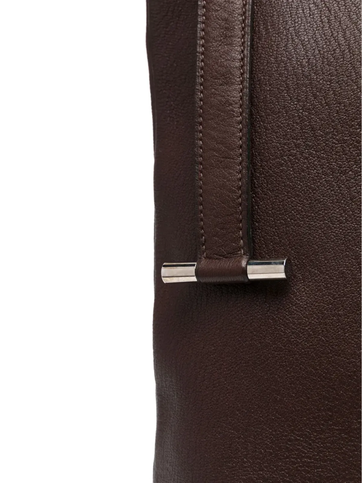 ビンテージ Hermès レザーショルダーバッグ - 画像3