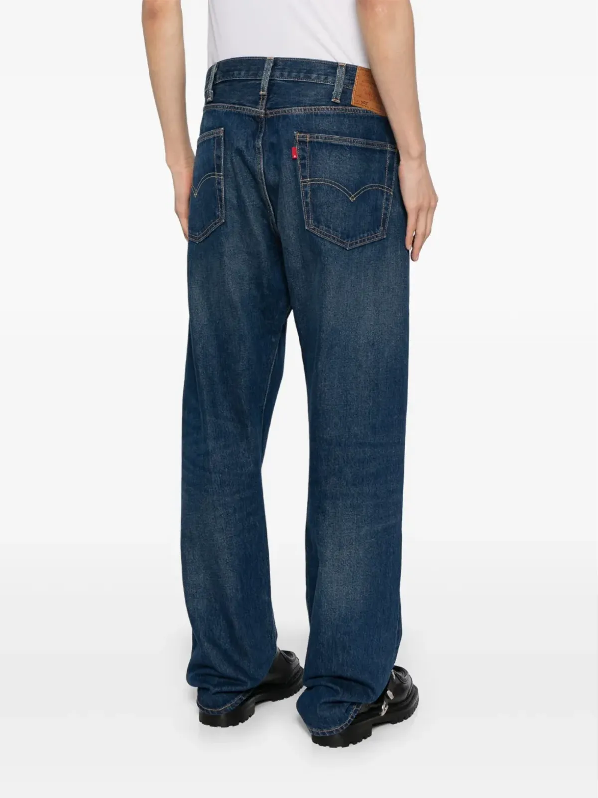 Bless x Levi's ジップディテール コットンジーンズ - 画像5