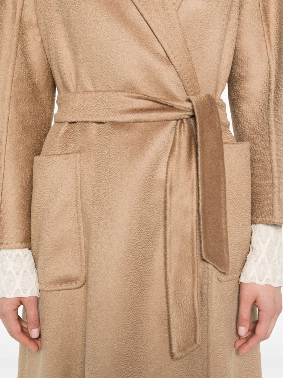 Max Mara Ludmilla Icon ベルト付きコート - ニュートラルカラー - 画像5
