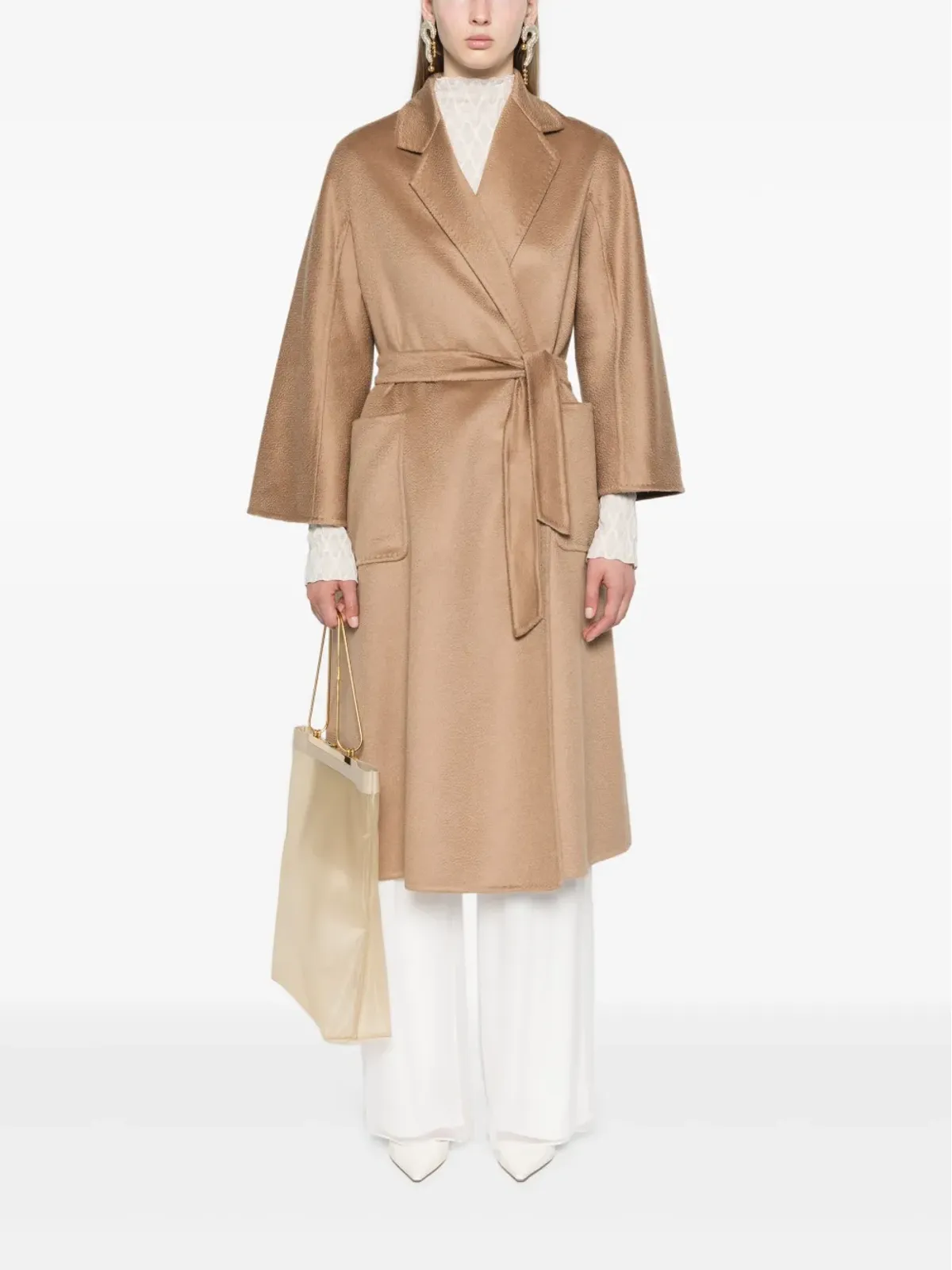 Max Mara Ludmilla Icon ベルト付きコート - ニュートラルカラー - 画像2