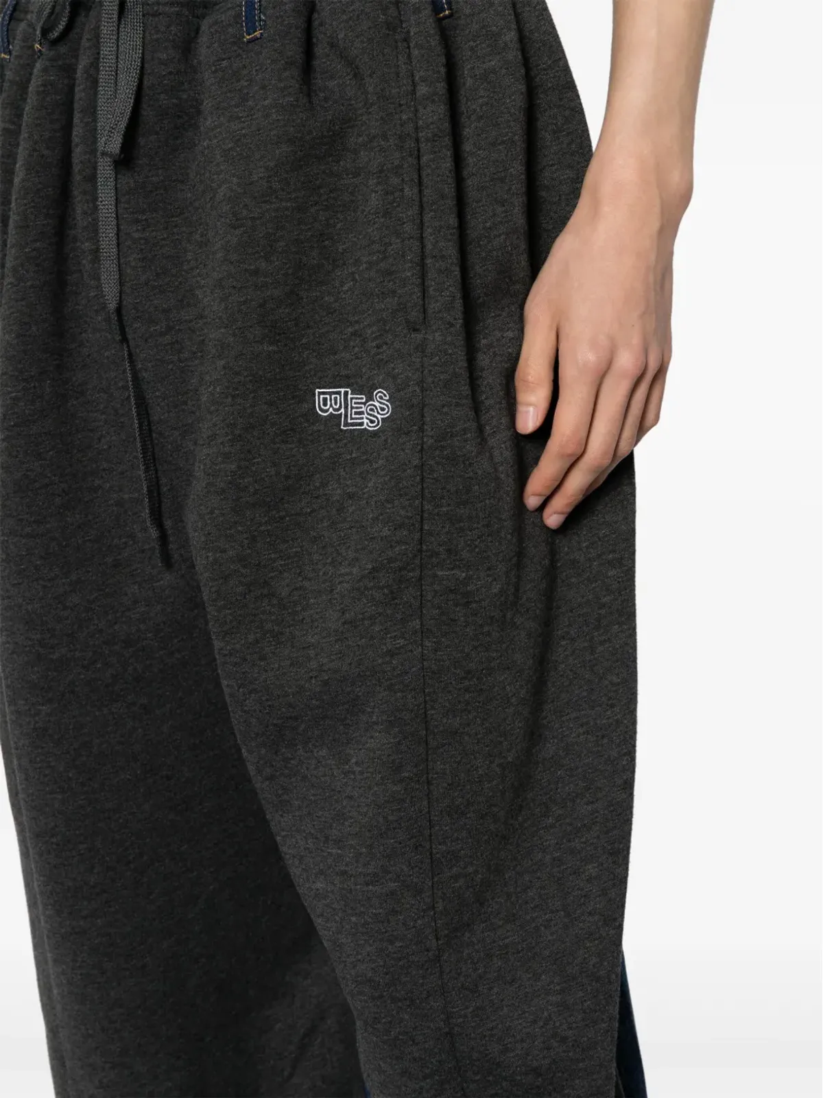 Bless X Levi's デニム トラックパンツ - グレー - 画像5
