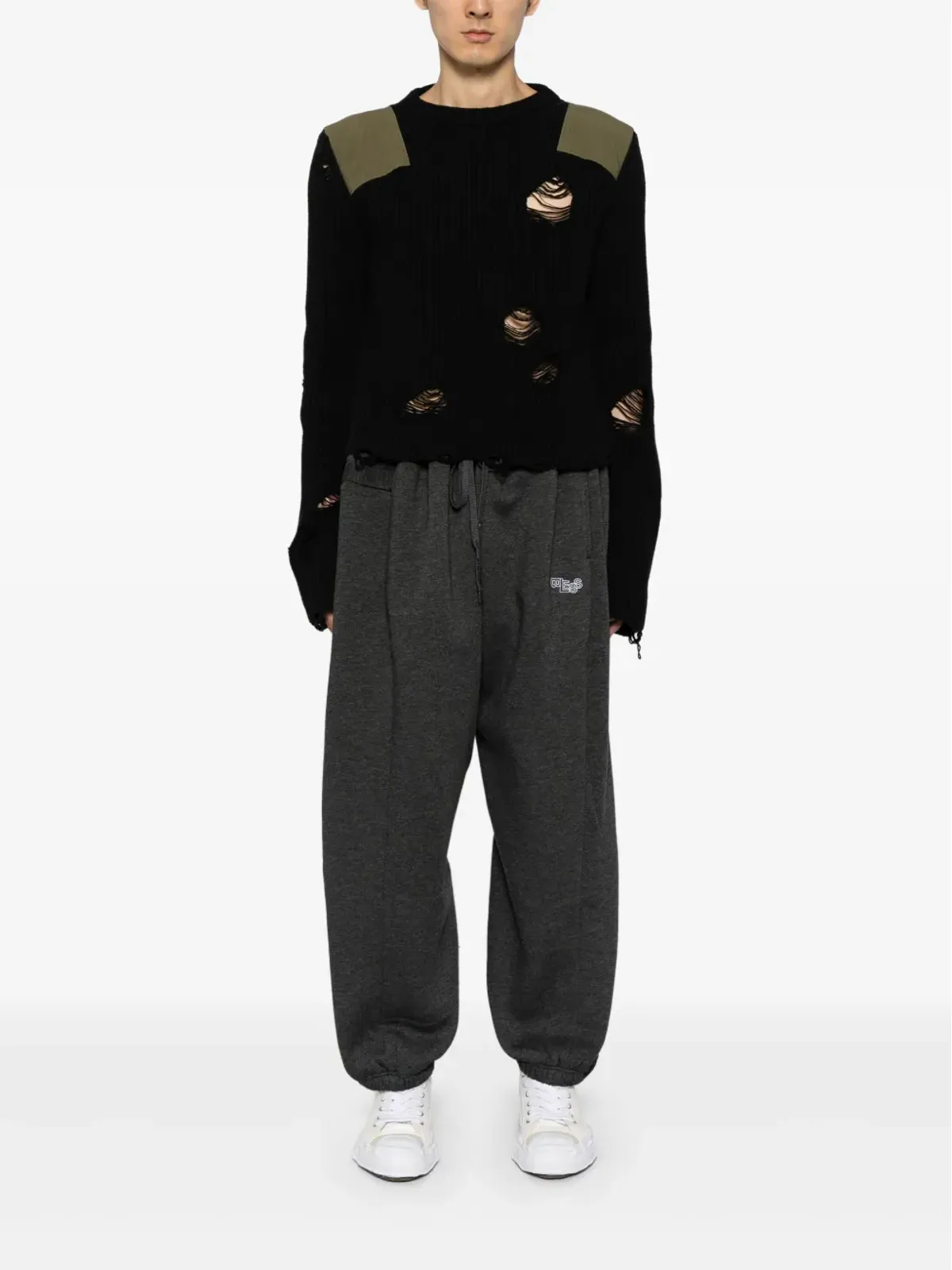 Bless X Levi's デニム トラックパンツ - グレー - 画像2