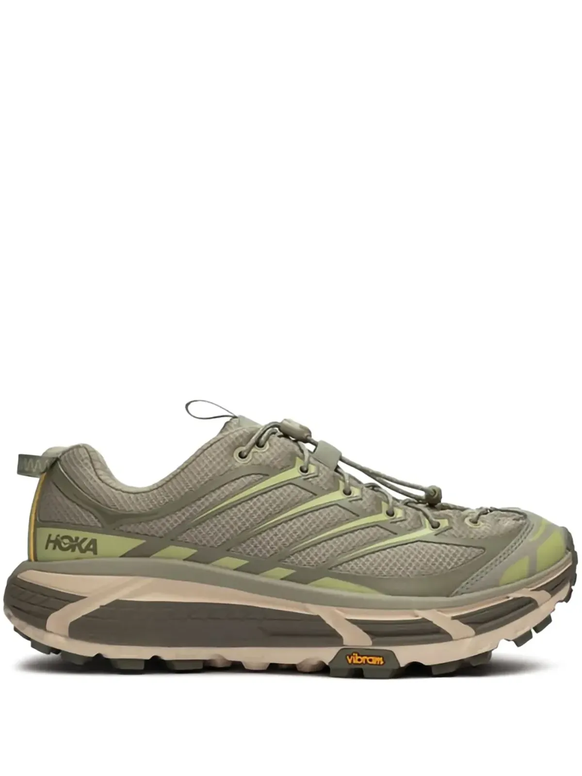 HOKA Mafate Three2 Seed Green スニーカー - 画像1