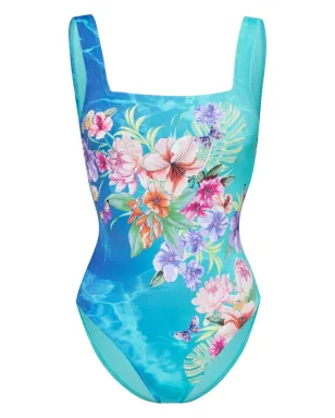 Johnny Was Water Tropic スクエアネック水着 - サムネイル1