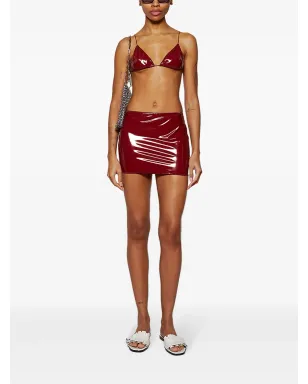 Oséree フェイクレザー ミニスカート - サムネイル2