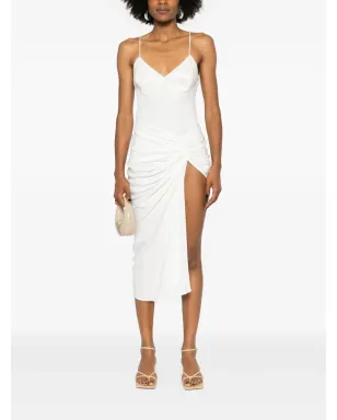 Max Mara ビーズディテール入り シルク タンクトップ - ホワイト - サムネイル2