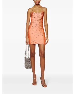 Oséree クリスタル装飾付きサテンミニドレス - サムネイル2