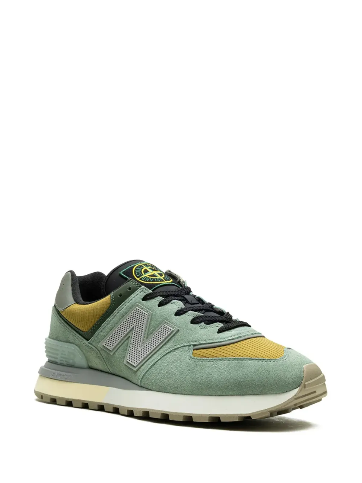 New Balance x Stone Island 574 Legacy ライトグリーン スニーカー - 画像2