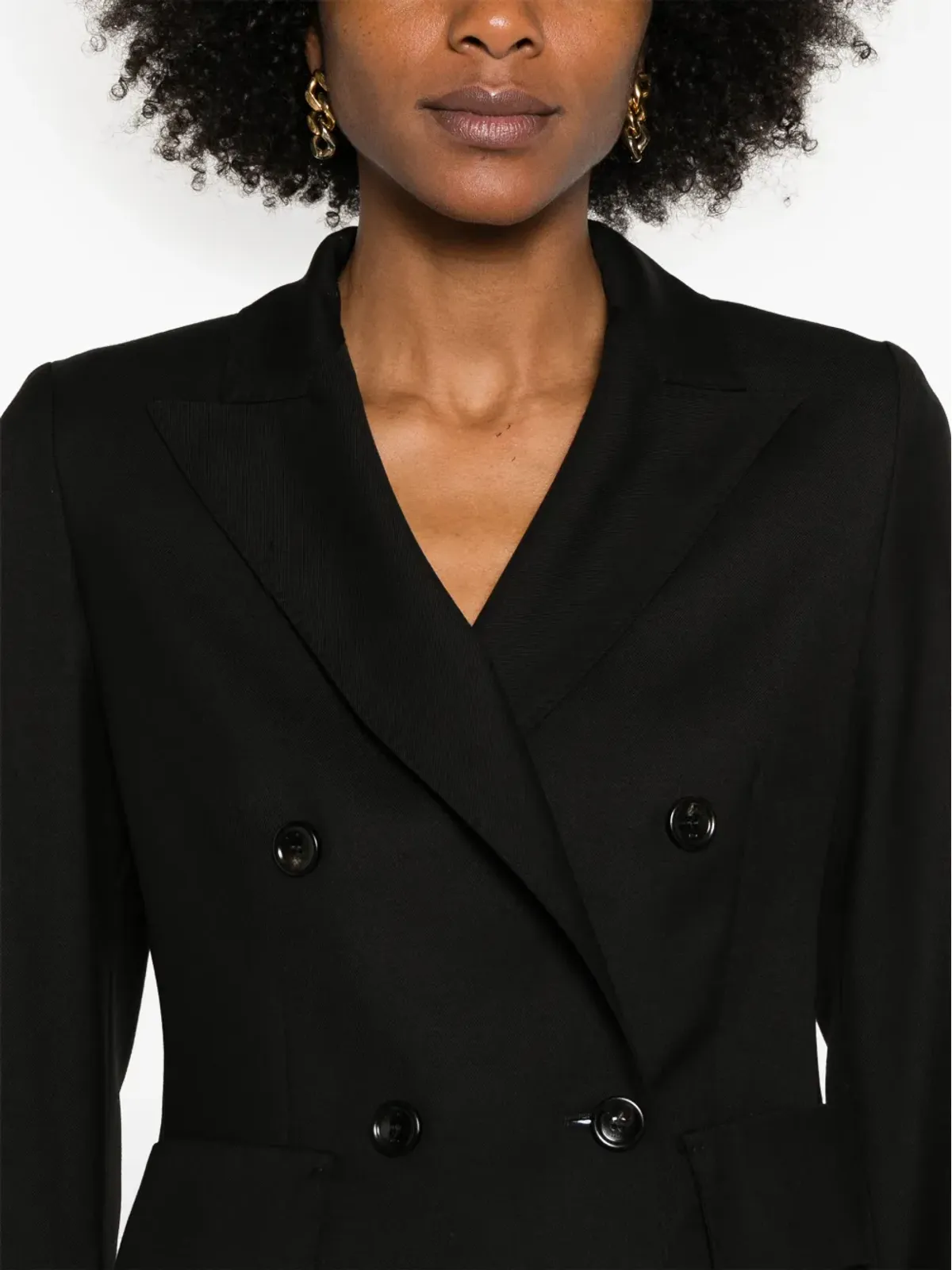 Max Mara Osanna ダブルブレスト ブレザー - ブラック - 画像5