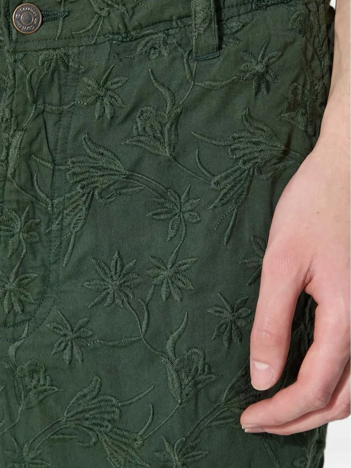 Corridor 花柄刺繍コットンパンツ - 画像4