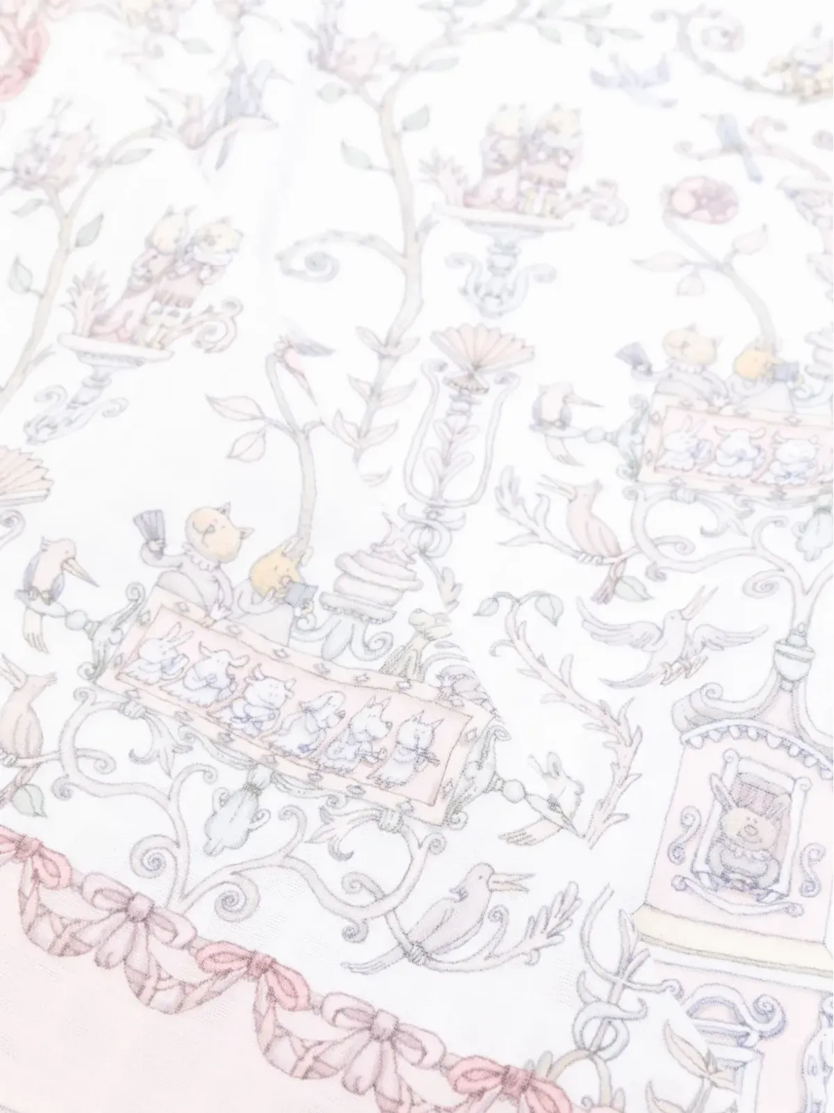 Atelier Choux x Caitlin Wilson Toile De Jouy carré - White - 画像2