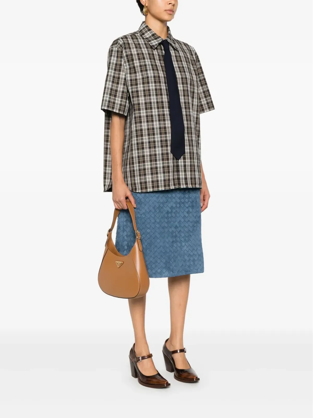 Prada シティレザーショルダーバッグ - 画像2