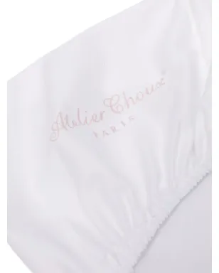 Atelier Choux Carousel-print satin sheet - White - サムネイル2