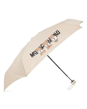 Moschino テディベアロゴプリント コンパクト傘 - サムネイル1