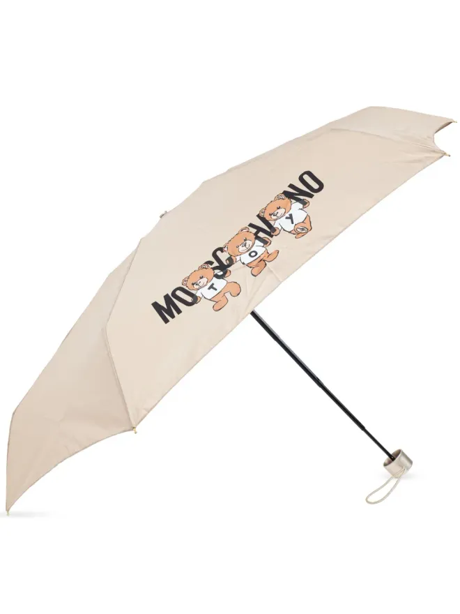 Moschino Moschino テディベアロゴプリント コンパクト傘の商品画像